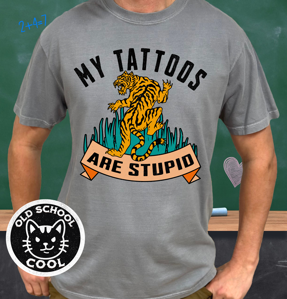 My Tattoos Are Stupid™ Vintage Tiger T-Shirt