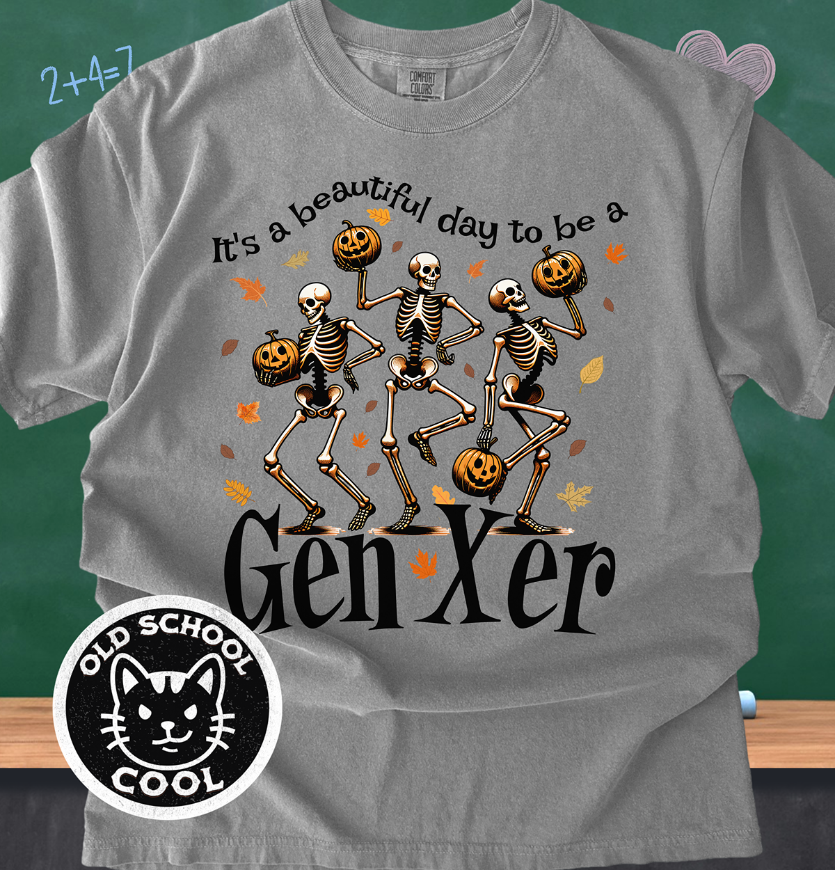 Beautiful Gen Xer Skeleton Tee - Halloween Shirt
