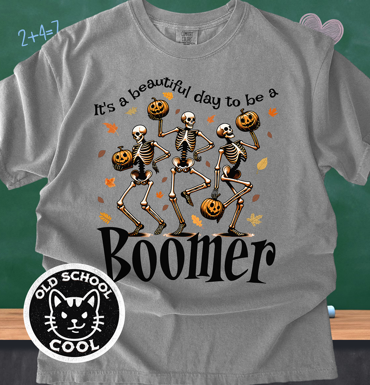 Beautiful Boomer Skeleton Tee - Halloween Tee