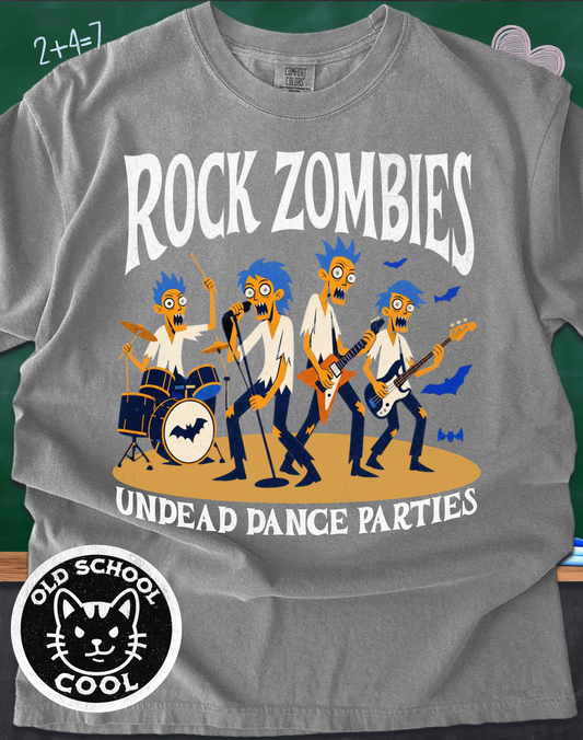 Rock Zombies Tee - Halloween Shirt