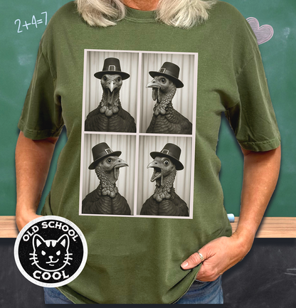 Turkey Photobooth Tee - Thanksgiving Tee