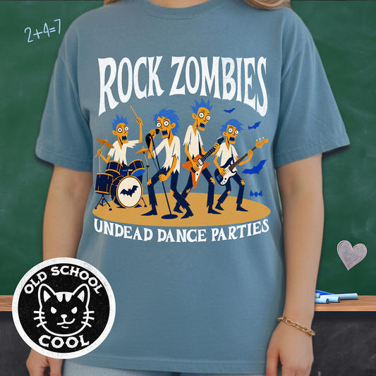 Rock Zombies Tee - Halloween Shirt
