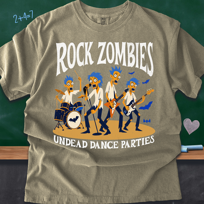 Rock Zombies Tee - Halloween Shirt