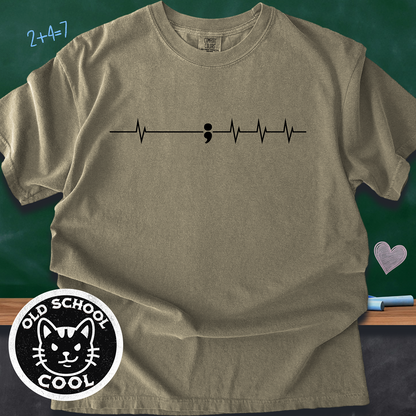 Semicolon ECG Tee