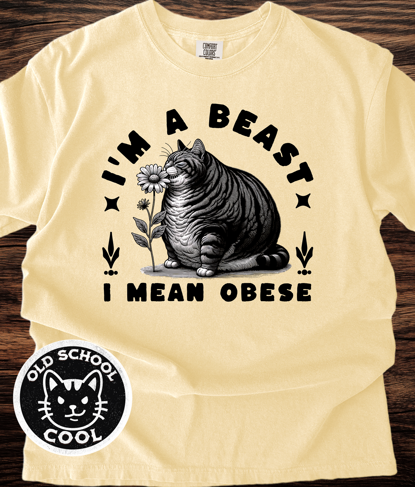 Obese Beast Cat T-shirt