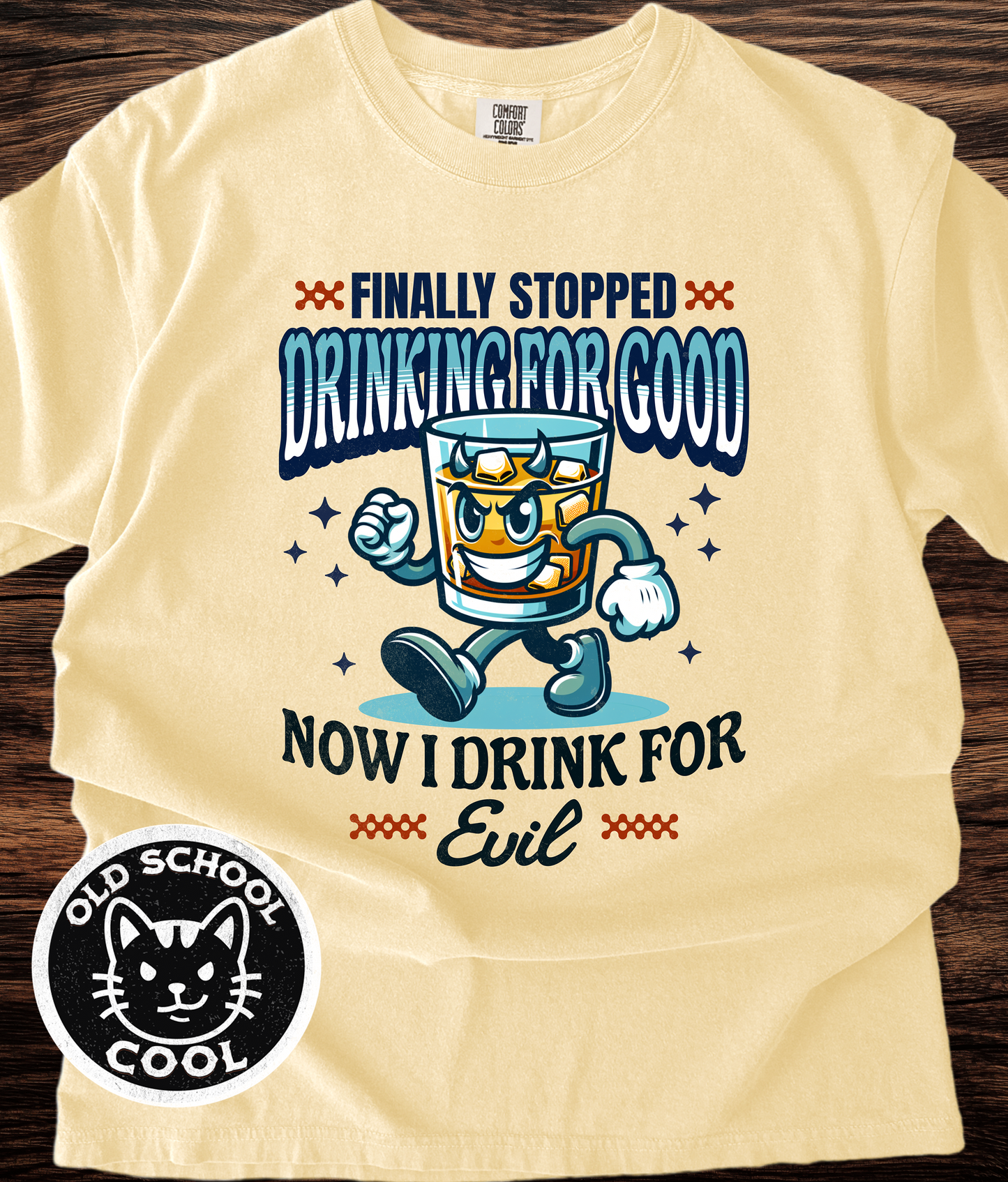 Evil Whiskey Drinker Tee