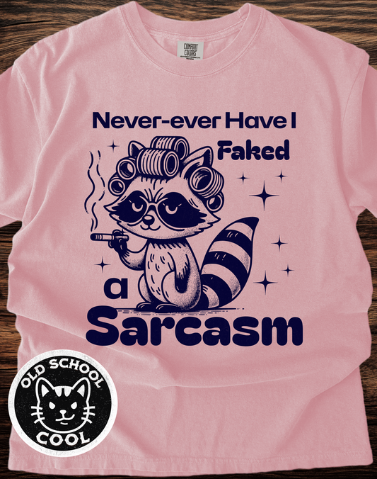 Faked Sarcasm Raccoon Tee