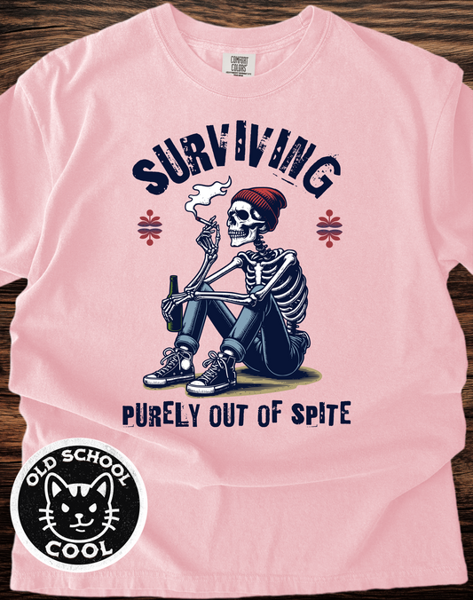 Spite Survivor Skeleton Tee