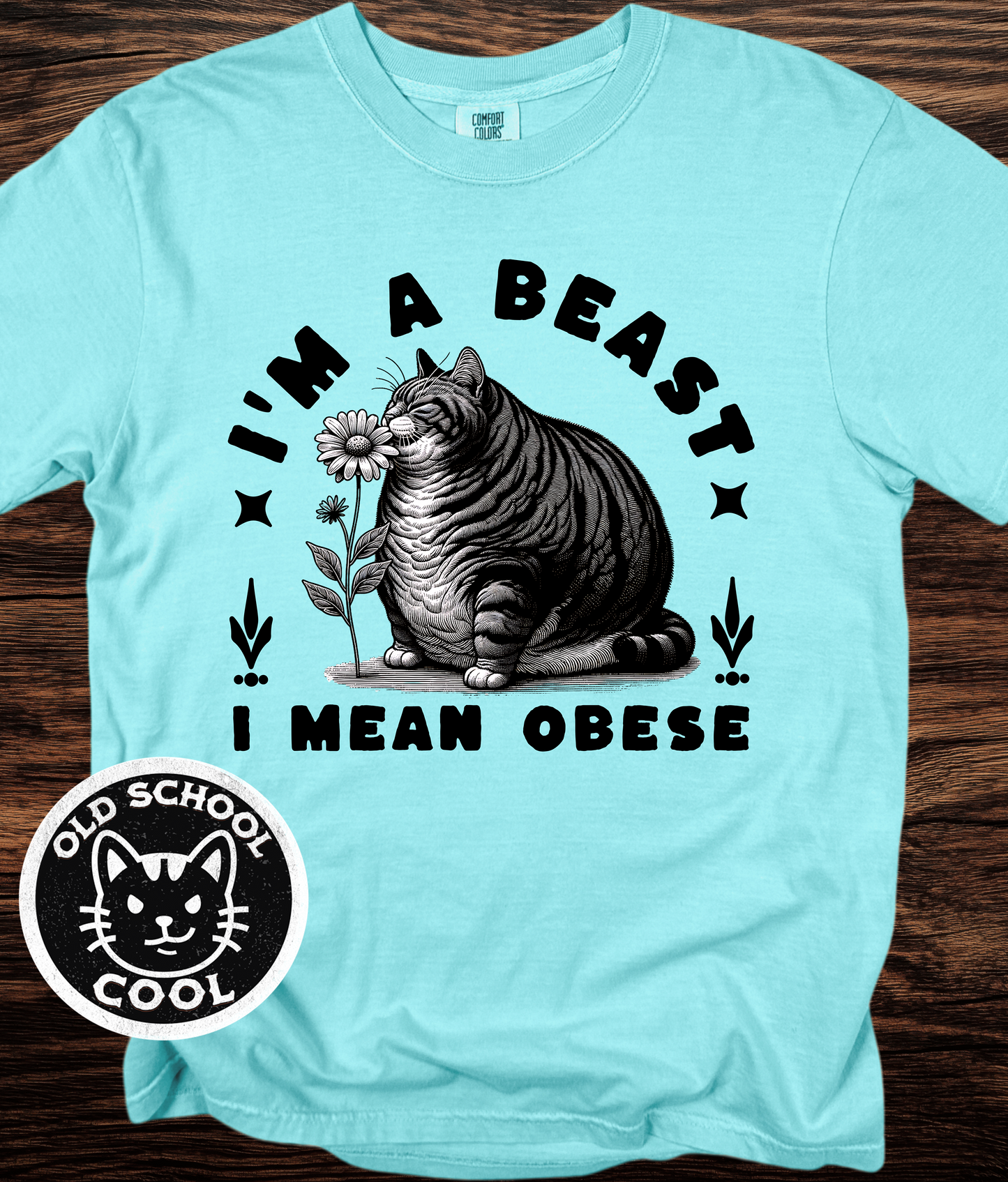 Obese Beast Cat T-shirt