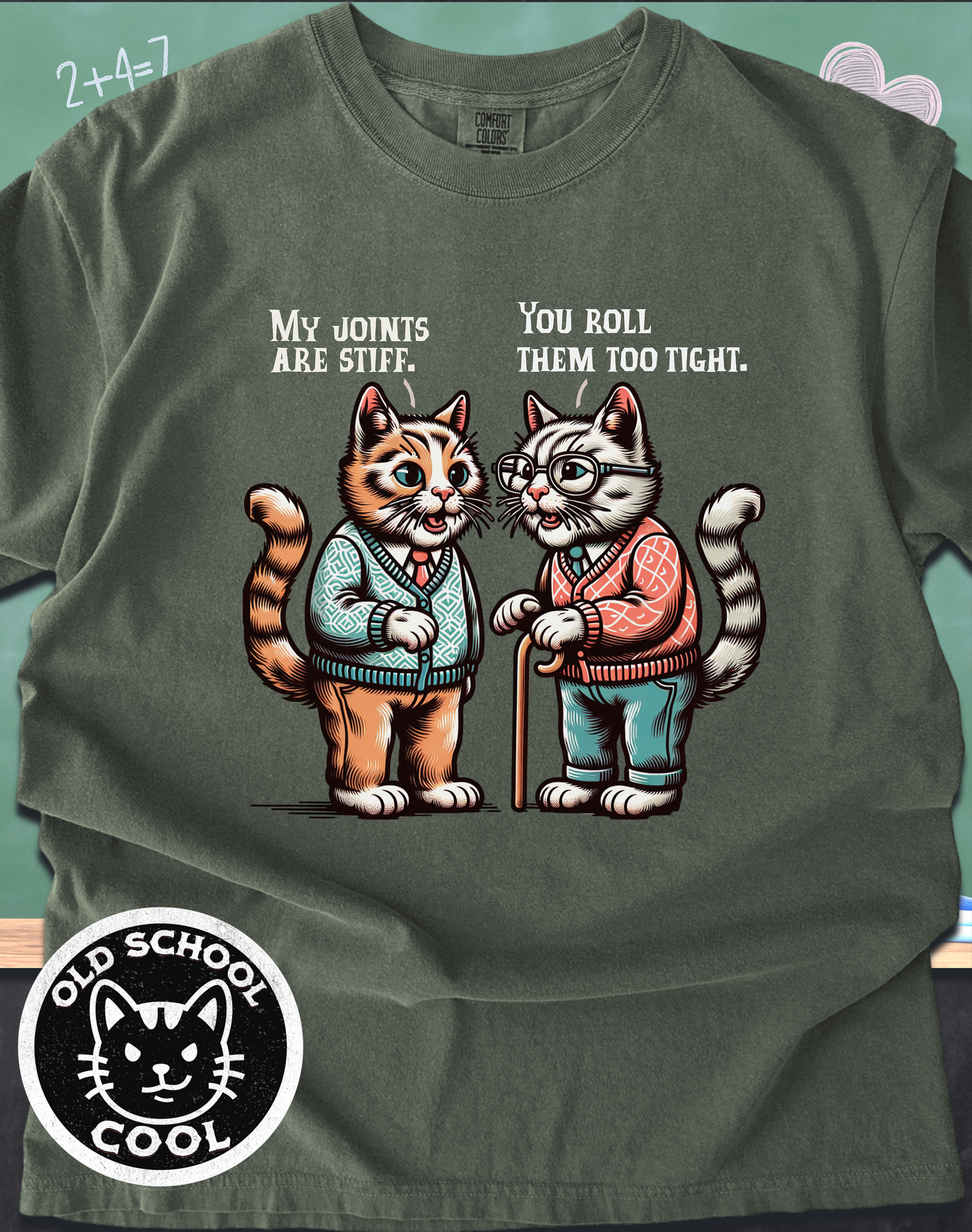 Stiff Joints Cat Tee
