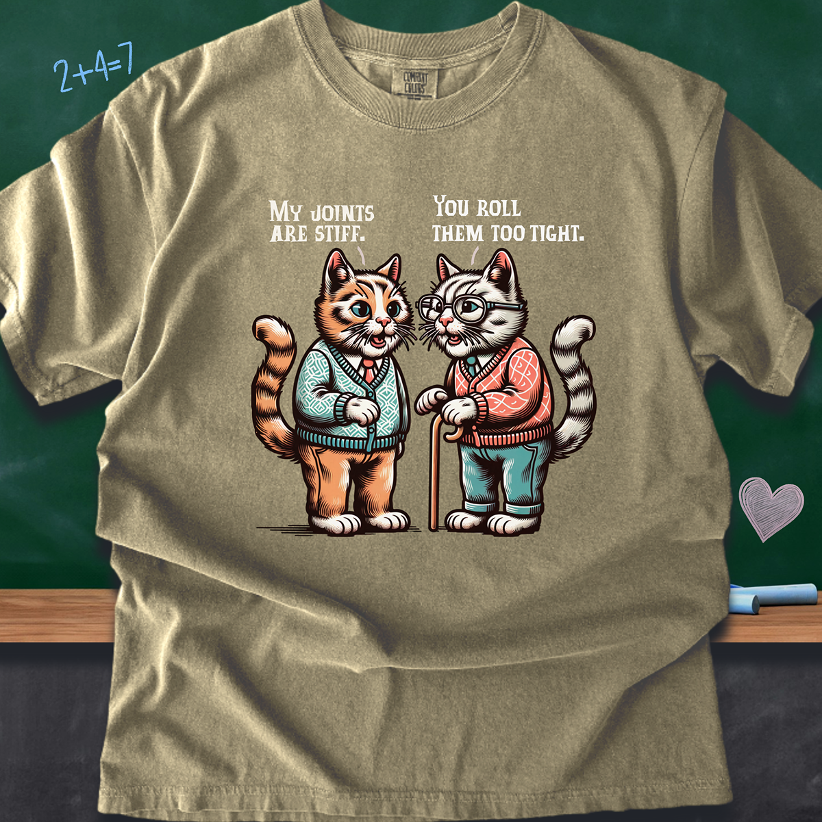 Stiff Joints Cat Tee