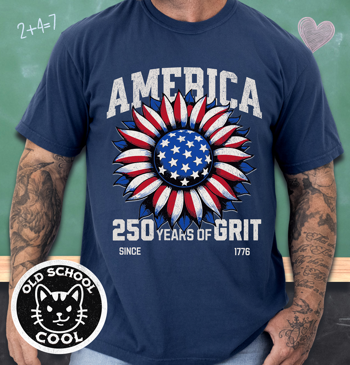 American Grit Sunflower Tee