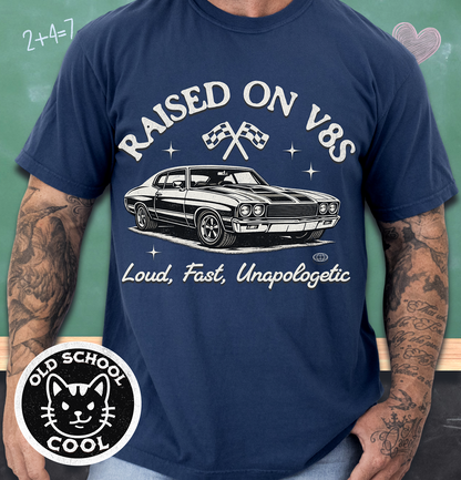 Raised on V8s Tee