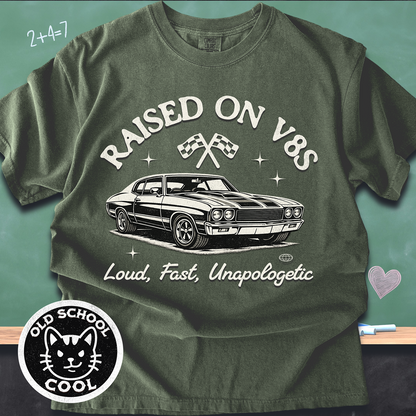 Raised on V8s Tee