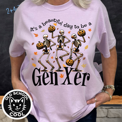 Beautiful Gen Xer Skeleton Tee - Halloween Shirt