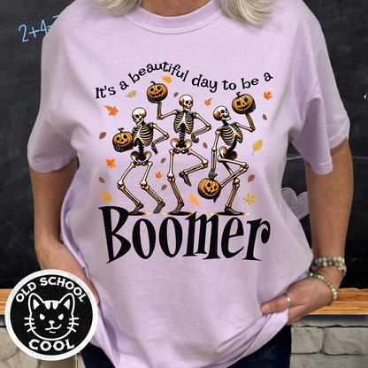 Beautiful Boomer Skeleton Tee - Halloween Tee