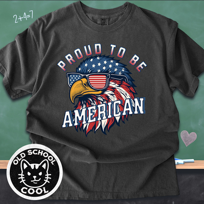 Proud To Be American Patriotic Eagle Tee