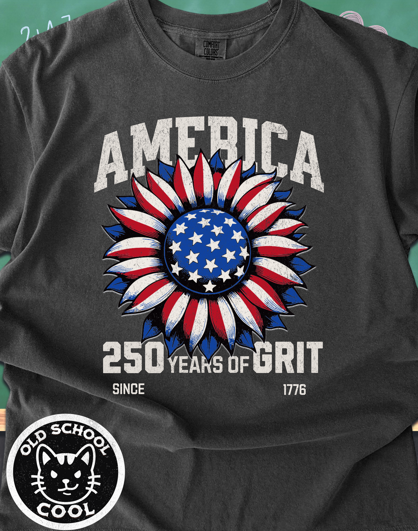American Grit Sunflower Tee