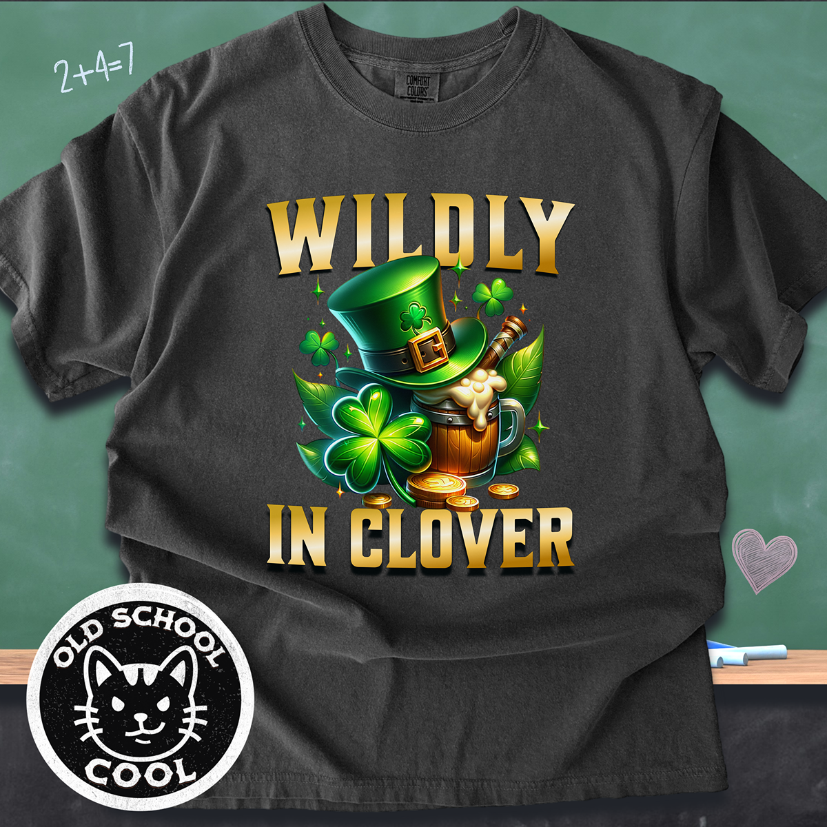 Wildly in Clover St. Patrick's Day Tee