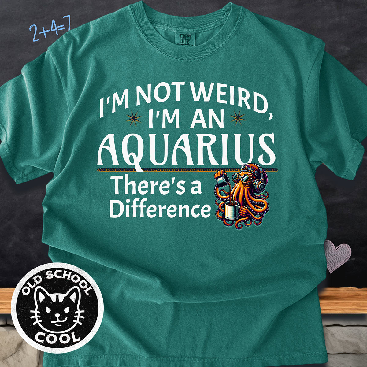 Weird Aquarius Steampunk Octopus Tee
