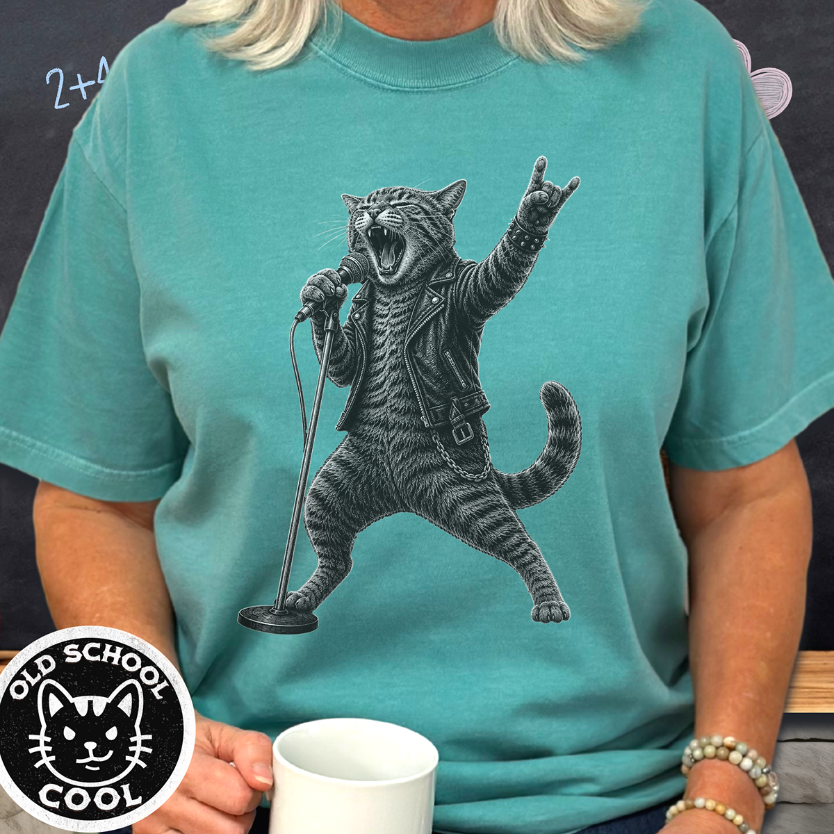 Rock Cat Singer Tee