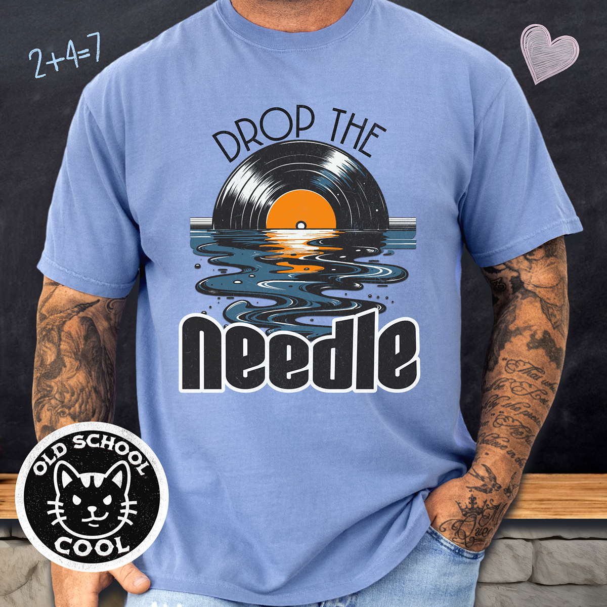 Needle Drop Vinyl Melt Tee