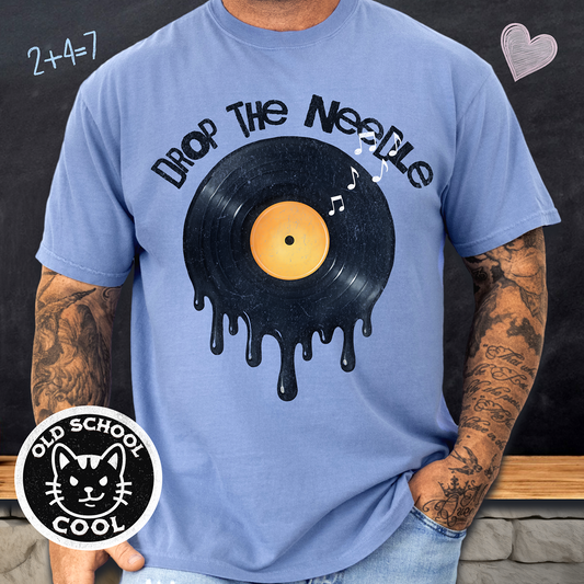 Drop the Needle Vinyl Drip Tee
