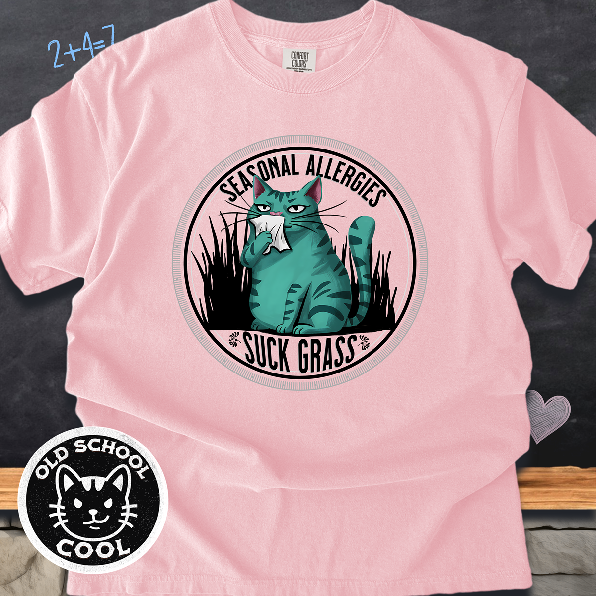 Funny Allergy Cat T-shirt