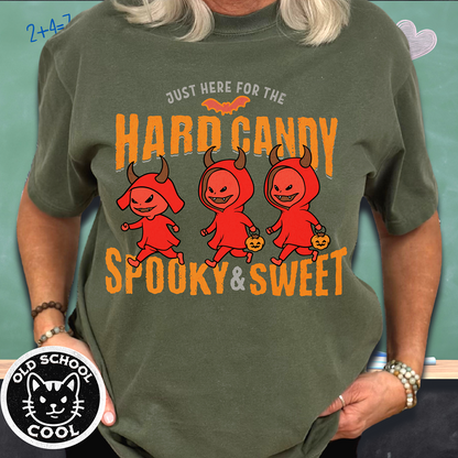 Just Here for Hard Candy Lil Devils Tee - Halloween Shirt