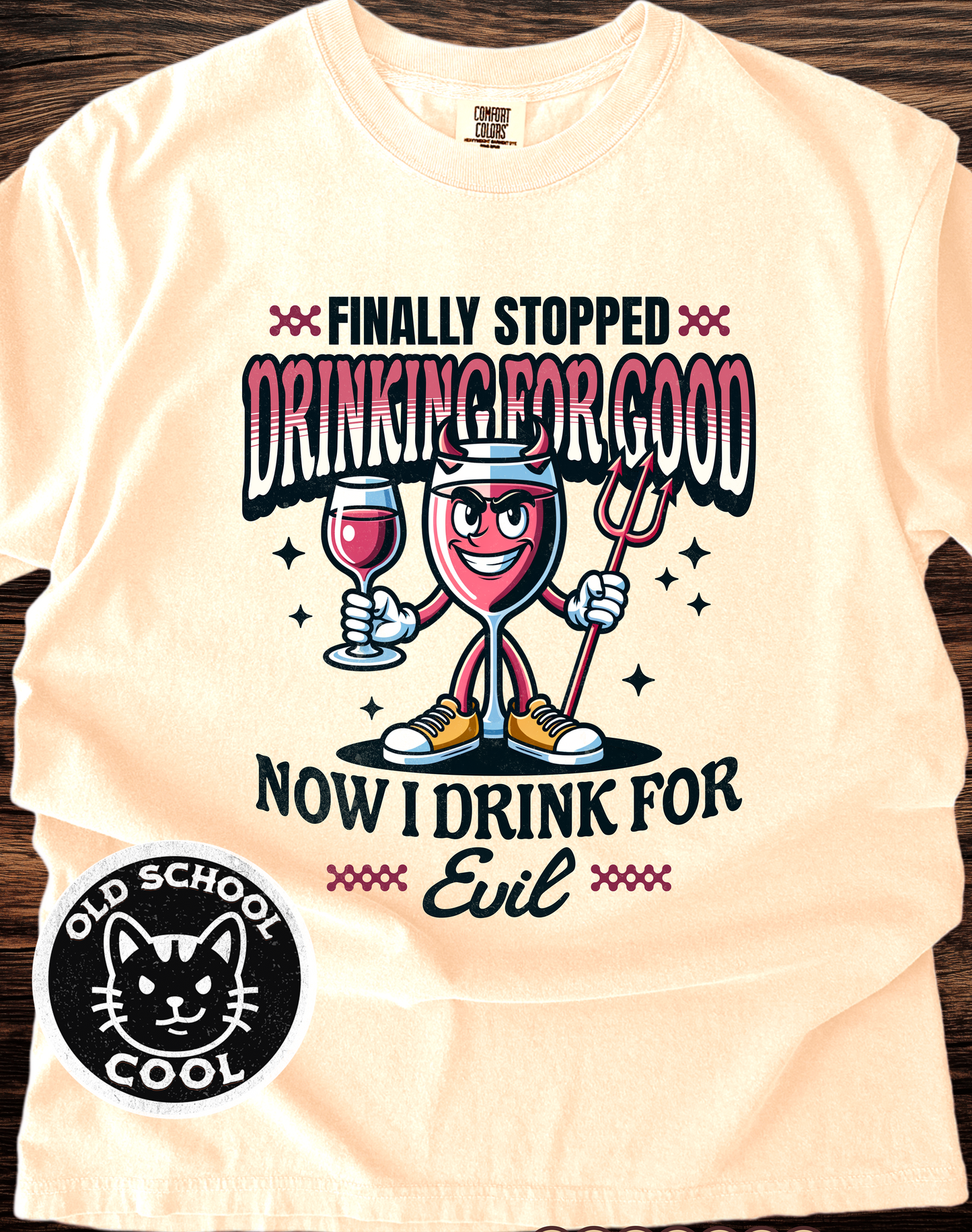 Mascot Wine Drinker T-Shirt