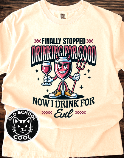 Mascot Wine Drinker T-Shirt