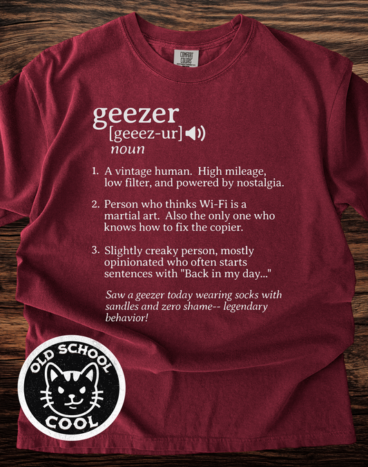 Geezer Definition T-shirt