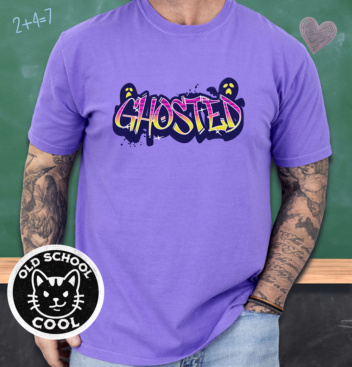 Ghosted Graffiti Tee - Halloween Shirt