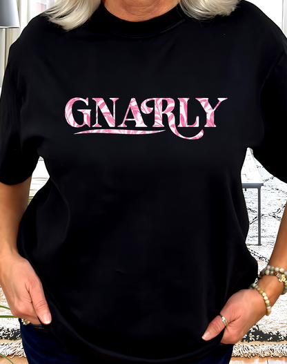 Gnarly Toile Typography T-Shirt