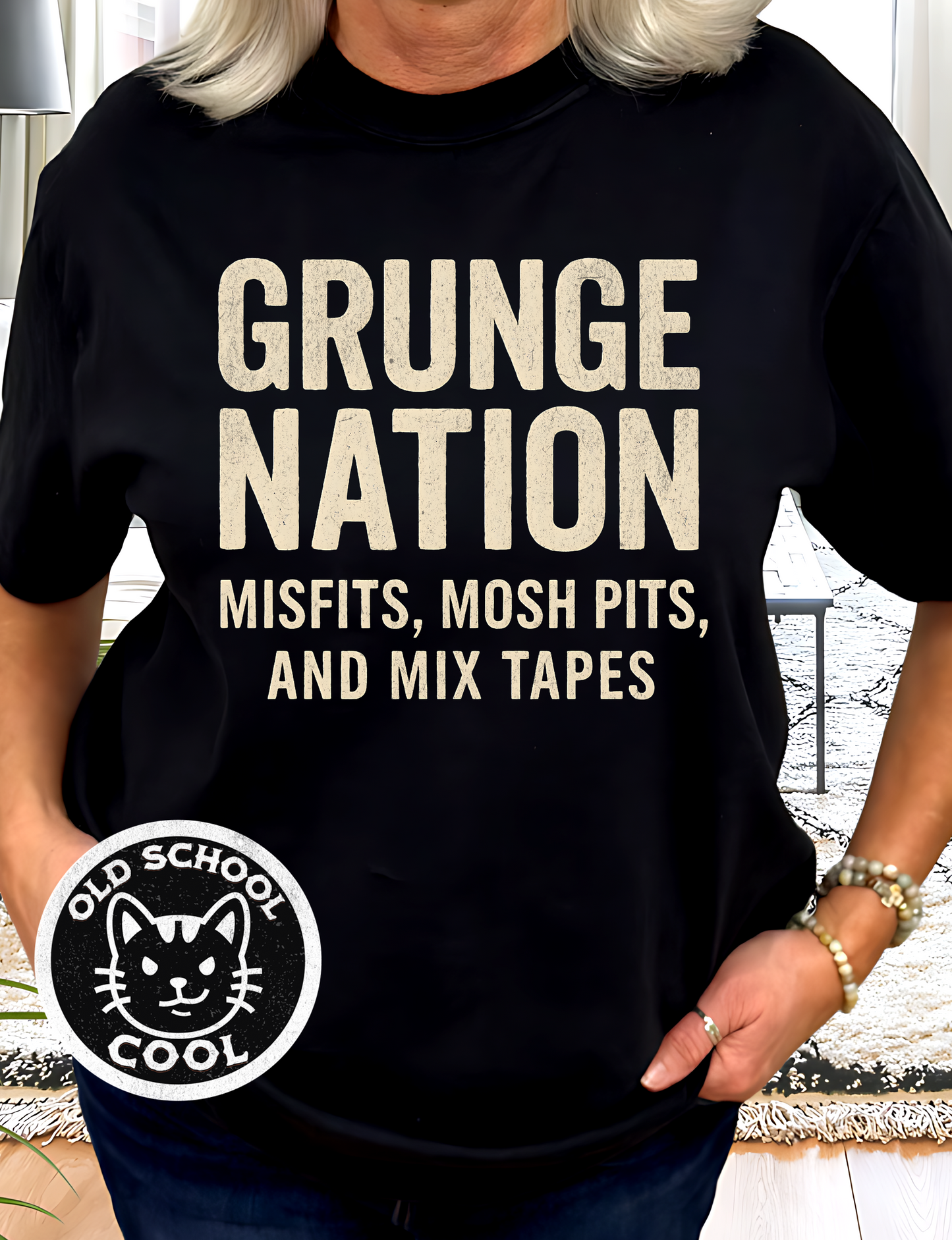 Grunge Nation- Misfits Mosh Pits Mix Tapes T-Shirt