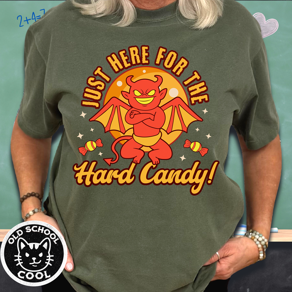 Just Here for Hard Candy Tee - Halloween Shirt