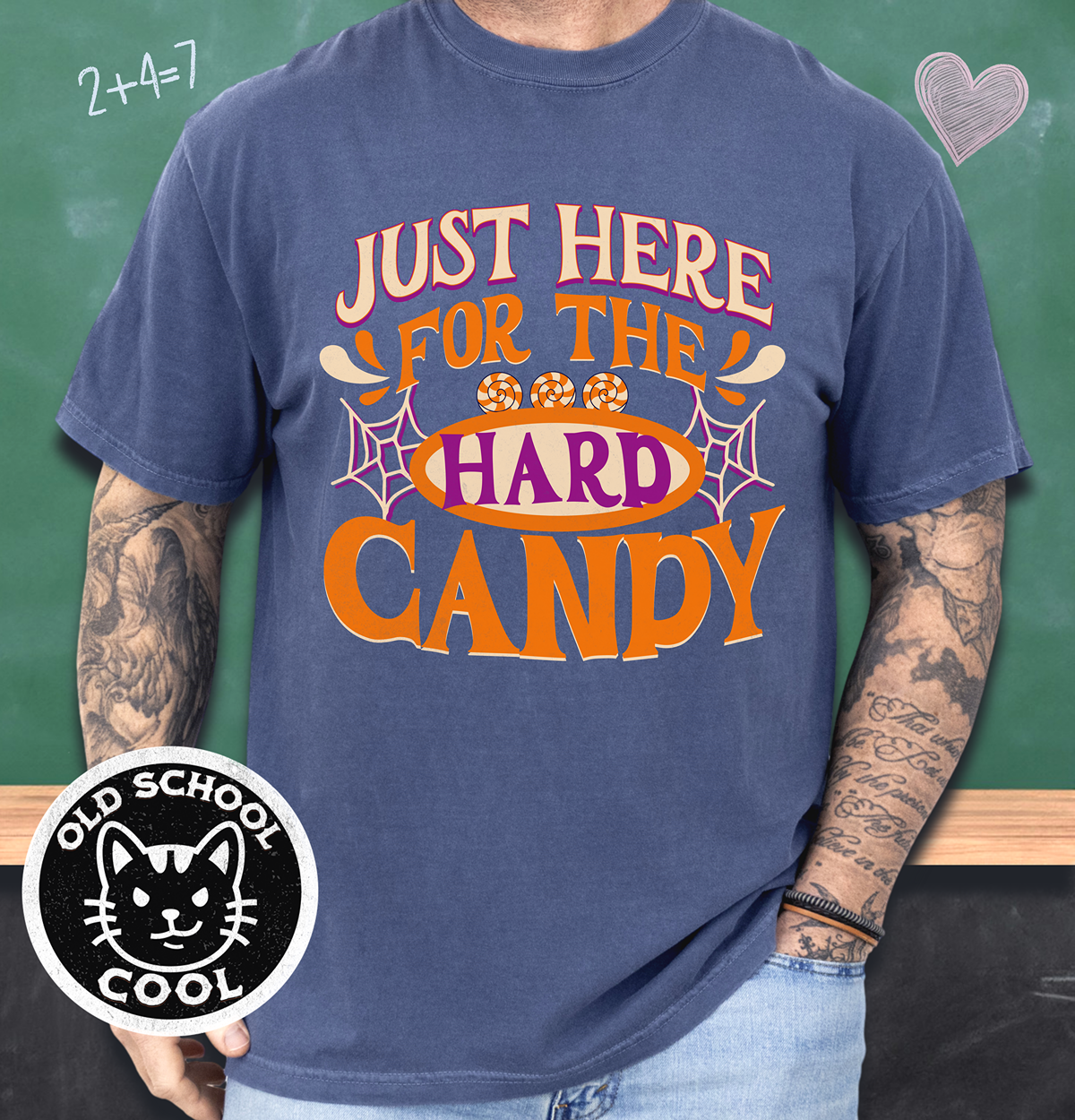 Just Here for Hard Candy Tee - Halloween Shirt