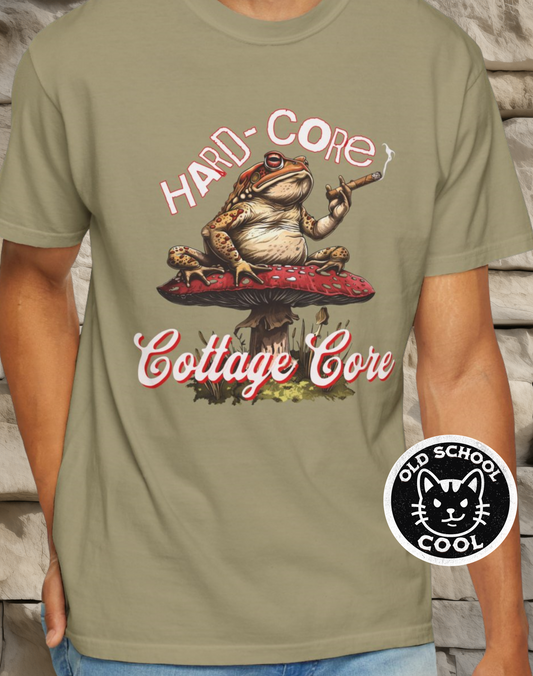 Hard-core Cottage Core Frog T-Shirt