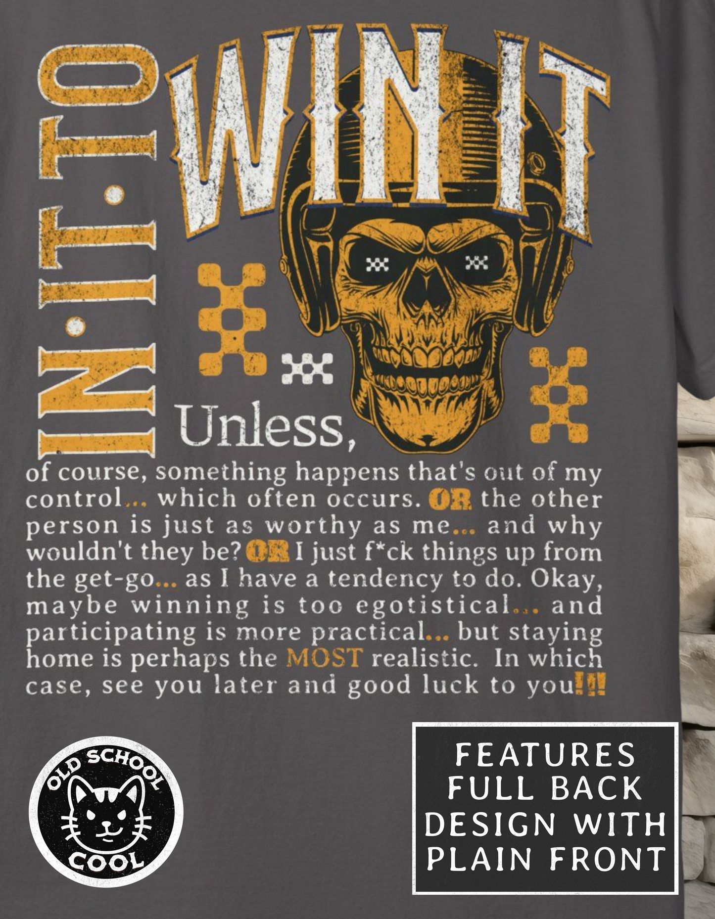 In It to Win It Skull T-shirt