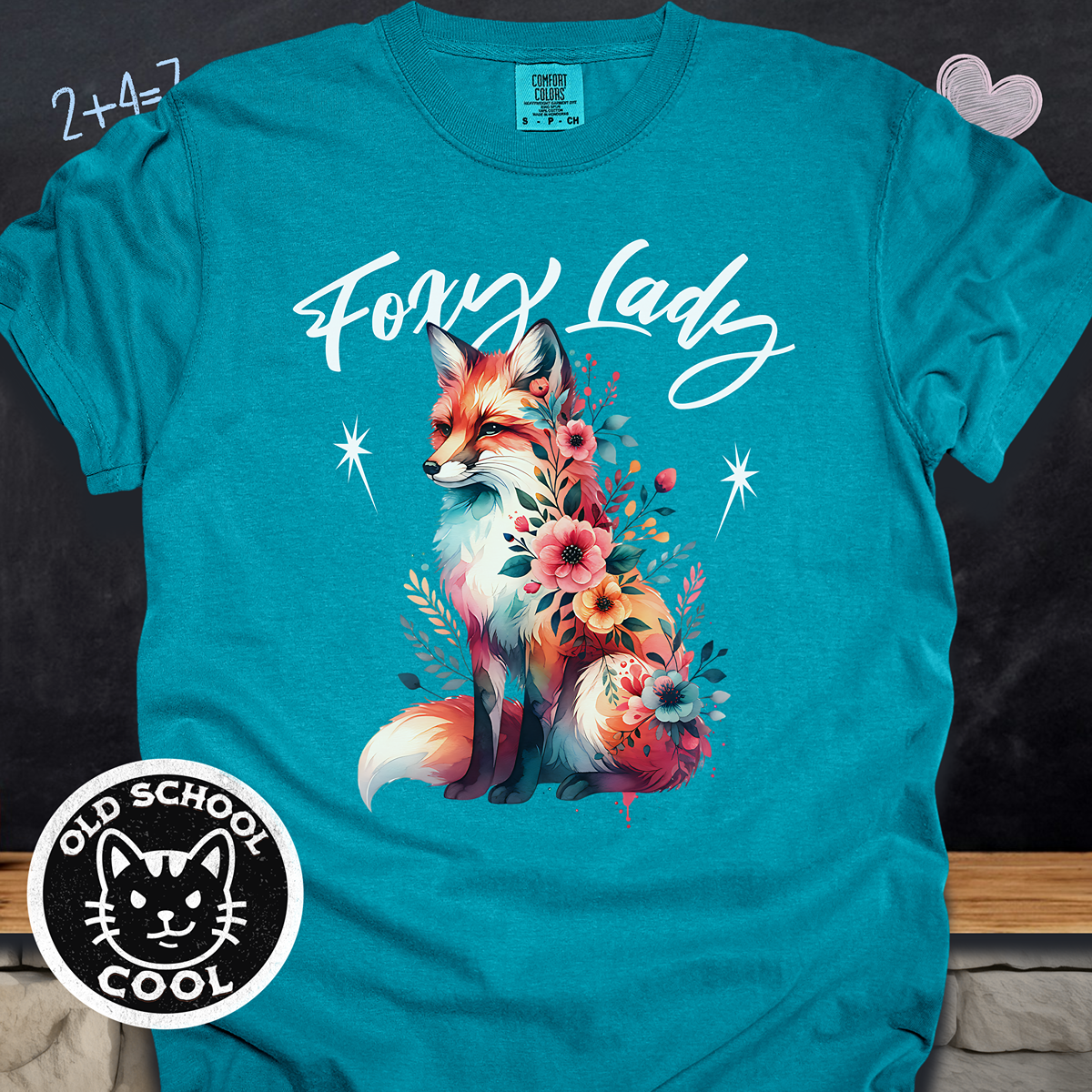 Foxy Lady Watercolor Tee