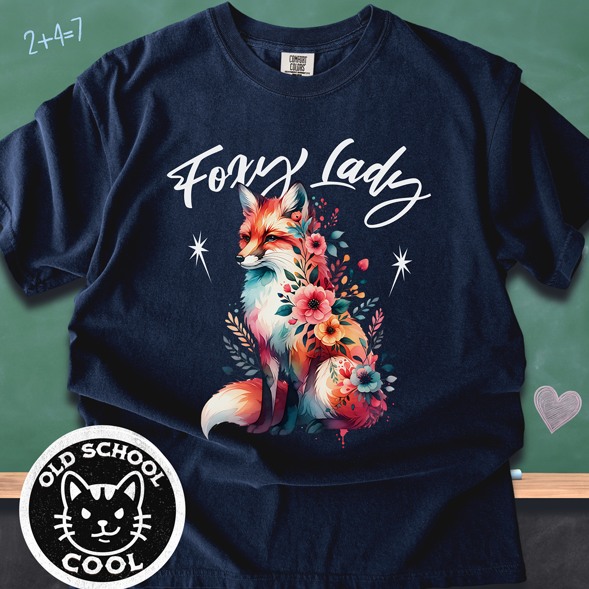 Foxy Lady Watercolor Tee