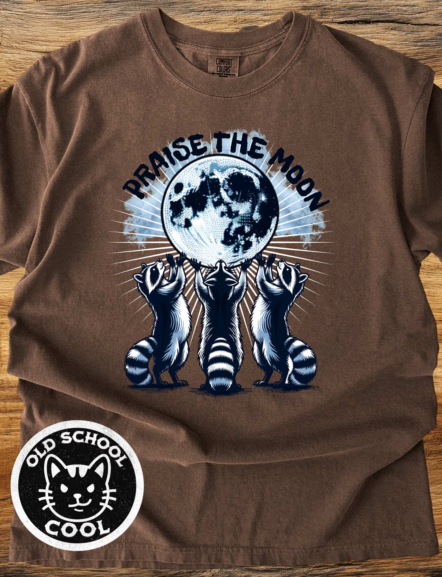 Praise the Moon Raccoon T-Shirt