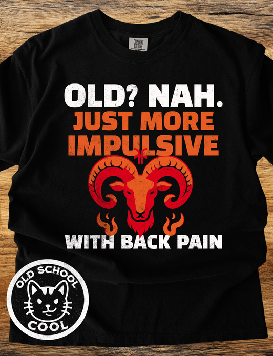 Old Impulsive Aries Ram T-shirt