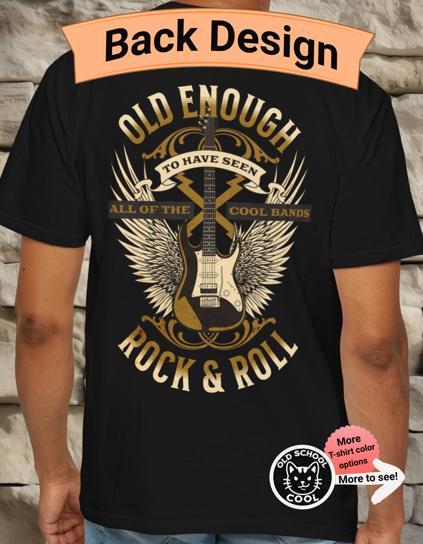 Old Enough Classic Rock T-Shirt