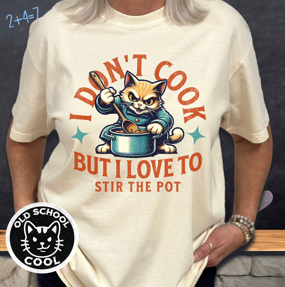 Stir the Pot Cat Tee