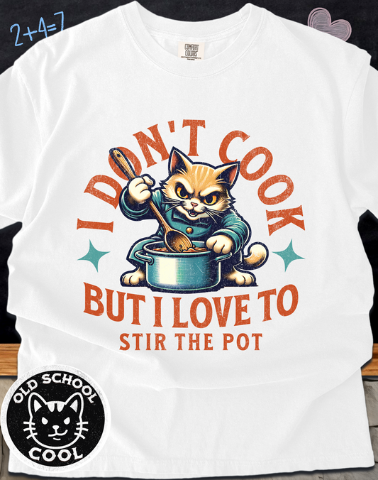 Stir the Pot Cat Tee