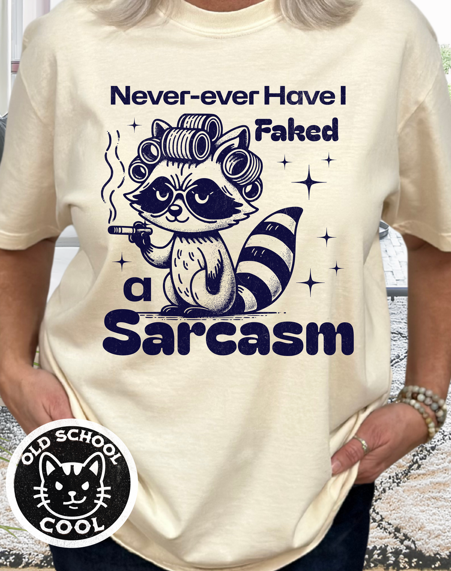Faked Sarcasm Raccoon T-Shirt