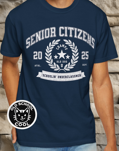Senior Citizens Old Dog U Tee