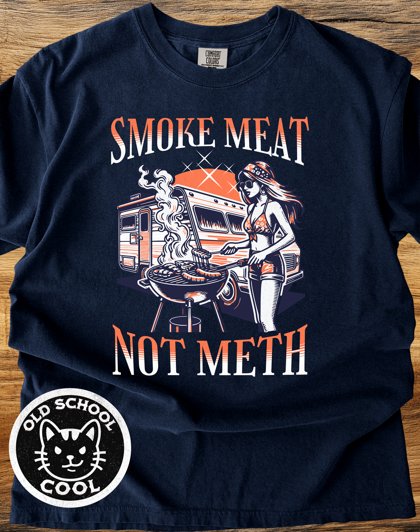 Smoke Meat Not Meth Tee