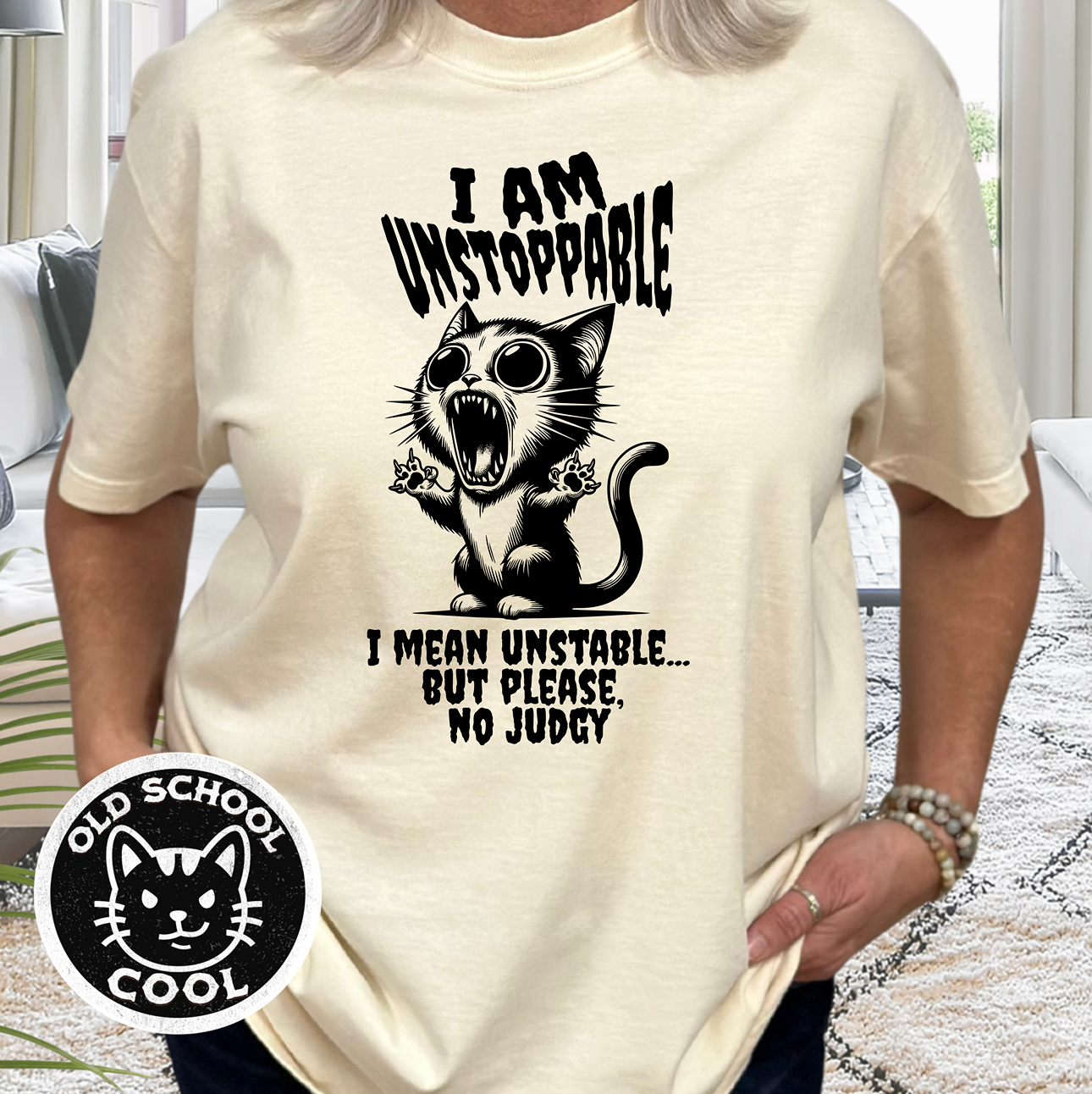 Unstoppable Unstable Cat T-Shirt